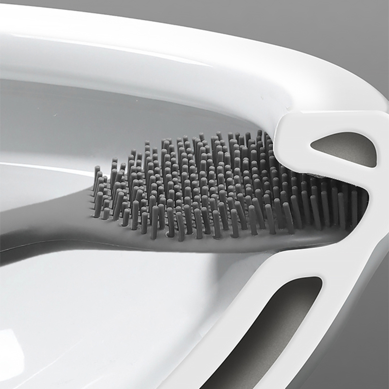 New Tongue Toilet Brush Wall Long Handle Cleaning Brush For Toilet Household Floor Cleaning Tools Bathroom Accessories 210329