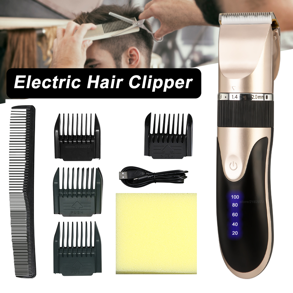 Ceramic Blade Electric Hair Clipper Men Barber Beard Trimmer Rechargeable Hair Cutting Machine for Men Low Noise Adult Hair Cut
Ceramic Blade Electric Hair Clipper Men Barber Beard Trimmer Rechargeable Hair Cutting Machine for Men Low Noise Adult Hair Cut