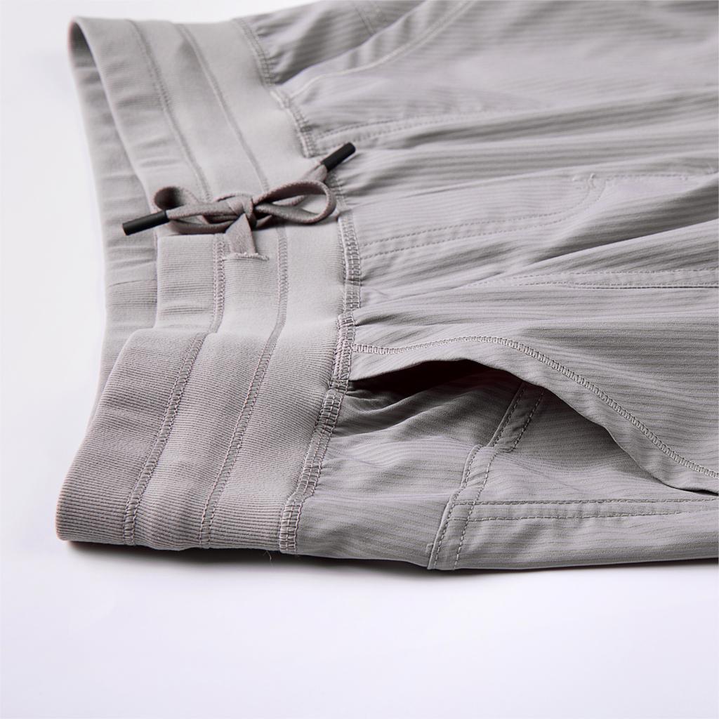 Striped Pants SYROKAN Women's Go to Studio Joggers Tapered Leg Sweatpants with Pockets -27Inches