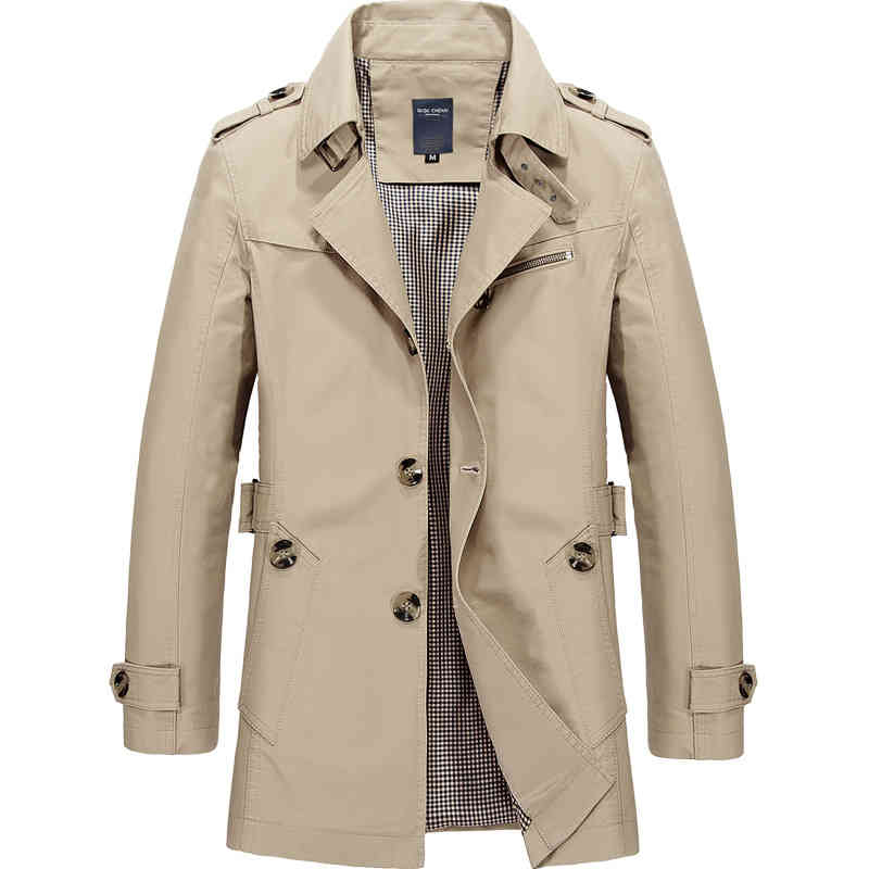 Mens Coats Busins Fashion Casual Long Trench Coat Cotton ets For Male Thin Windbreaker Outerwear
Mens Coats Busins Fashion Casual Long Trench Coat Cotton ets For Male Thin Windbreaker Outerwear