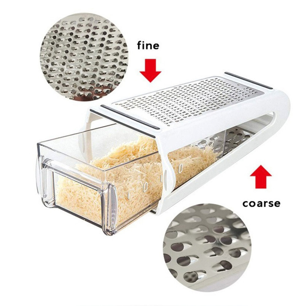Grater Vegetable Cheese Chopper Garlic Shredding Multi Food Masher with Containers Garlic Cutter Kitchen Accessories