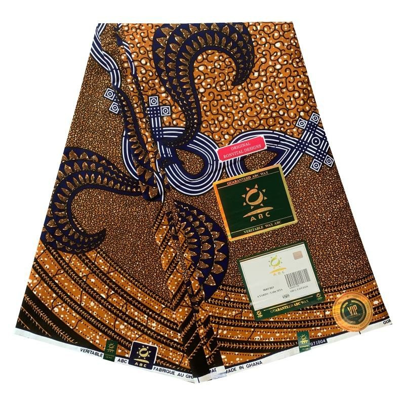 African prints accessories 6yards cotton real wax ankara fabric for clothes 210408
