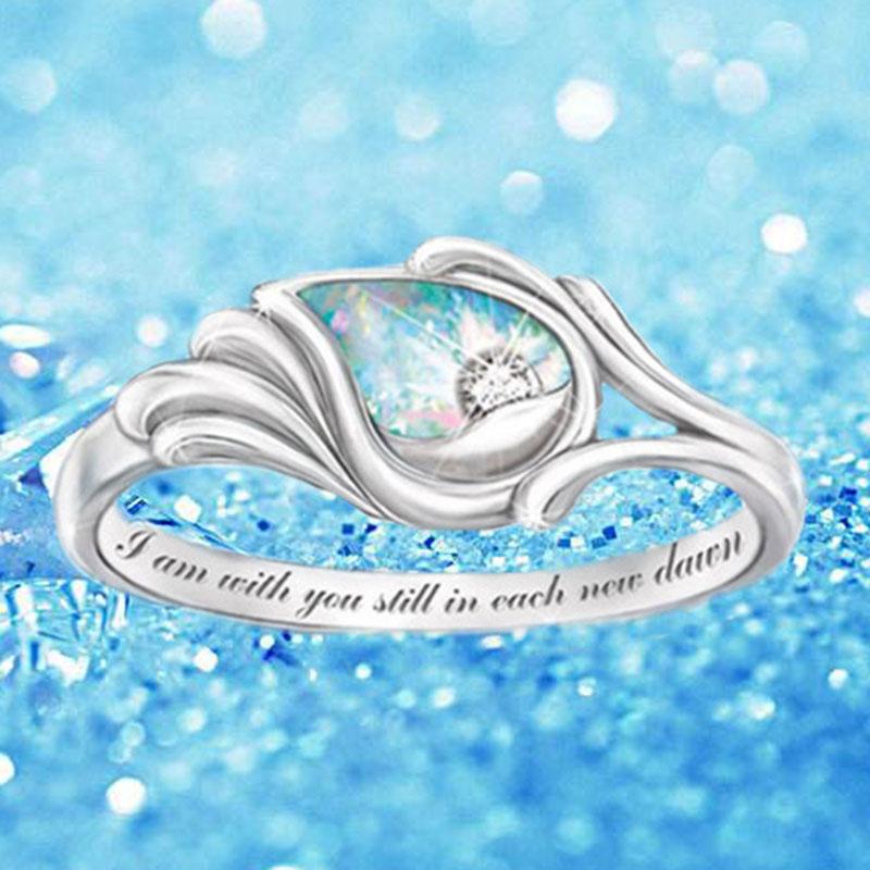 Cluster Rings Fashion Angel's Wing For Women Silver Color Rainbow Stone Ring With Letters Jewelry Gifts Drop
Cluster Rings Fashion Angel's Wing For Women Silver Color Rainbow Stone Ring With Letters Jewelry Gifts Drop