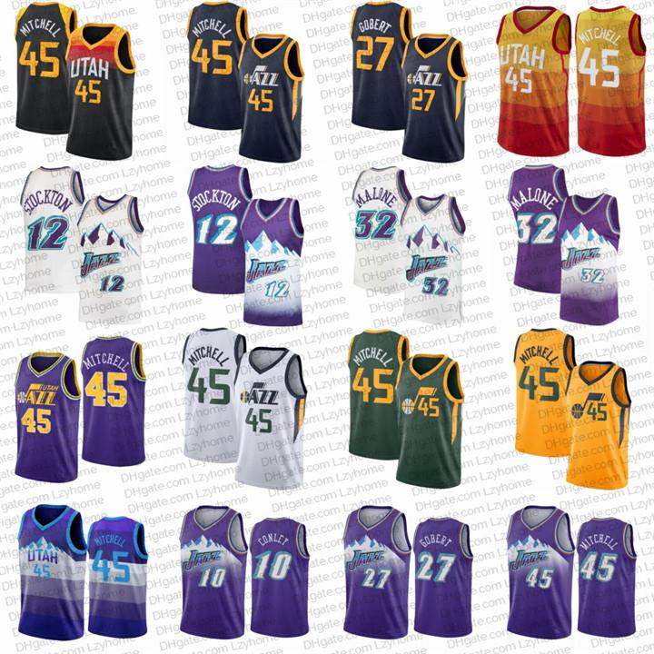 Stitched Vintage Donovan 45 Mitchell Basketball Jerseys Rudy 27 Gobert Mike 10 Conley John 12 Stockton Karl 32 Malone Utah Jazz Nba&, Black;red
Stitched Vintage Donovan 45 Mitchell Basketball Jerseys Rudy 27 Gobert Mike 10 Conley John 12 Stockton Karl 32 Malone Utah Jazz Nba&, Black;red
