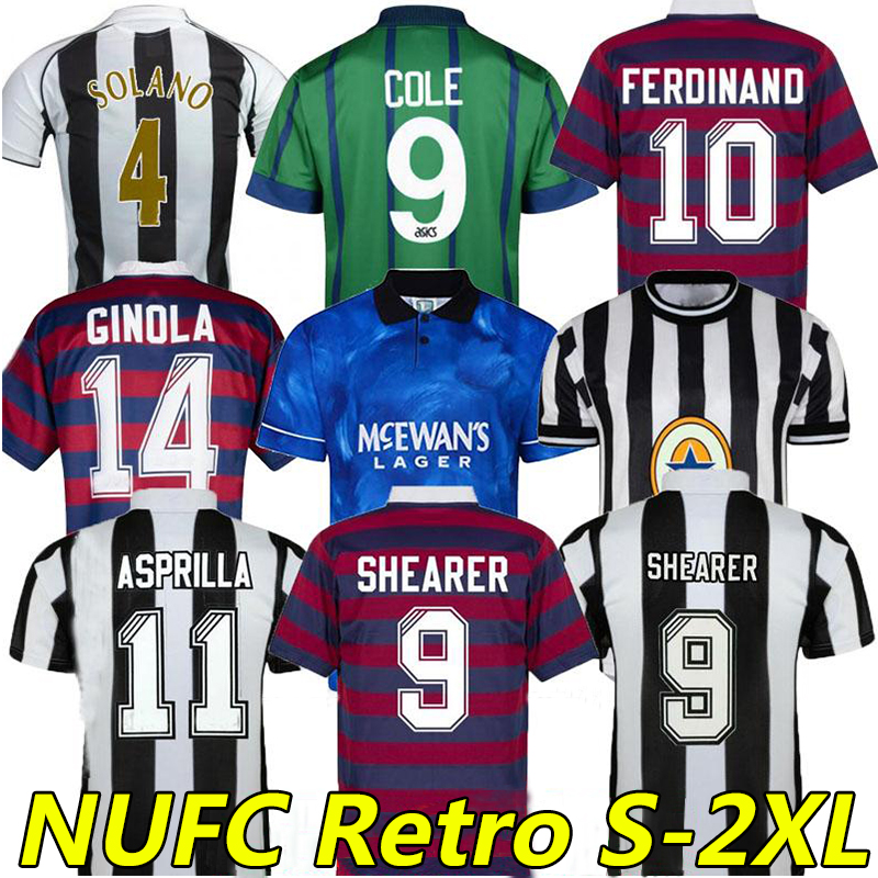 Newcastl e ASPRILLA Retro soccer jerseys 1984 1986 1988 1994 1995 96 97 98 99 2005 2006 2007 Magpies BATTY BARNES SHEARER Bellamy OWEN UNITED classic football shirt, 21-22 home player
Newcastl e ASPRILLA Retro soccer jerseys 1984 1986 1988 1994 1995 96 97 98 99 2005 2006 2007 Magpies BATTY BARNES SHEARER Bellamy OWEN UNITED classic football shirt, 21-22 home player