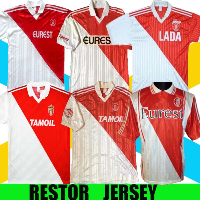 82 90 91 92 94 95 96 97 Retro Version Monaco Tuybens Soccer Jersey 1999-2000 Home Dalger Vintage 96-97 AS BEN YEDDER JOVETIC GOLOVIN Flocage, 77/82
82 90 91 92 94 95 96 97 Retro Version Monaco Tuybens Soccer Jersey 1999-2000 Home Dalger Vintage 96-97 AS BEN YEDDER JOVETIC GOLOVIN Flocage, 77/82