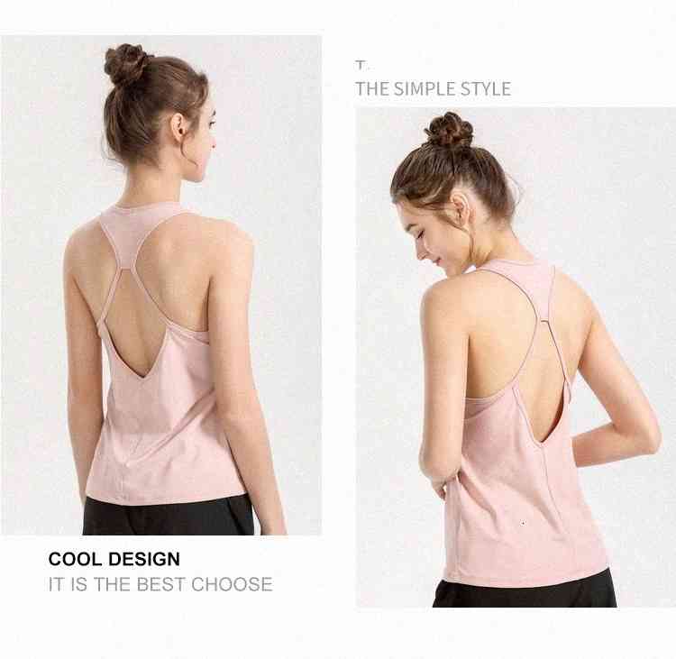 Lu yoga Vest with Chest Cushion T-Shirt Spring Lu Gym Tops Outdoor Clothes Fitness Suit Tanks Sports cSdM#, White
Lu yoga Vest with Chest Cushion T-Shirt Spring Lu Gym Tops Outdoor Clothes Fitness Suit Tanks Sports cSdM#, White