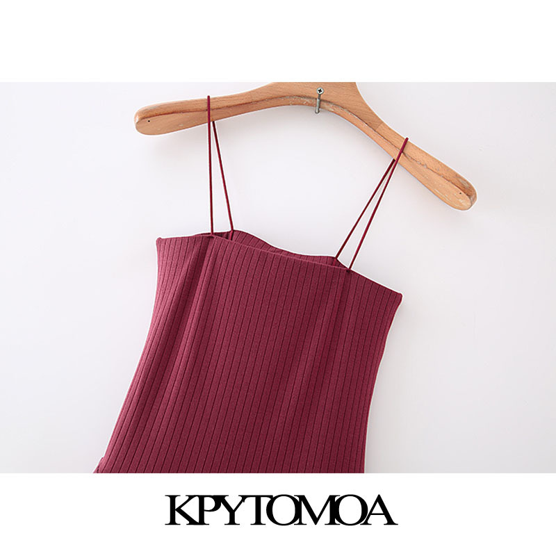 Women Chic Fashion Patchwork Fitted Midi Dress Backless Thin Straps Female Dresses Vestidos Mujer 210420