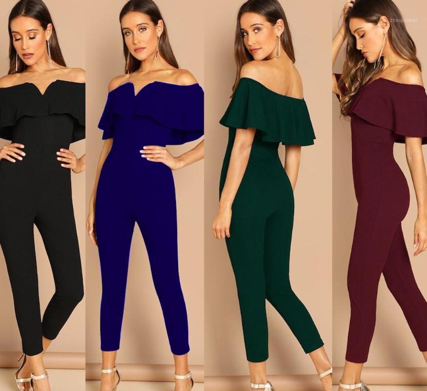 Women' Jumpsuits & Rompers Fashionable Women Spring Holiday Sleeveless Ruffle Beach Ladies Pure Color Long Jumpsuit, Black
Women' Jumpsuits & Rompers Fashionable Women Spring Holiday Sleeveless Ruffle Beach Ladies Pure Color Long Jumpsuit, Black