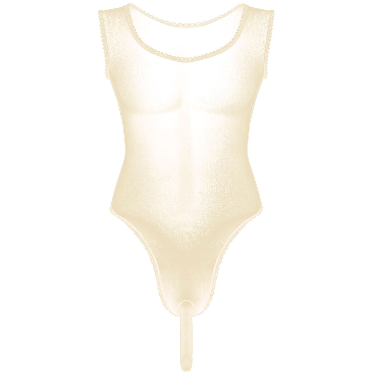 Mens See Through Sheer Lace Mesh Chiffon Lingerie Sleeveless High Cut Bulge Pouch Erotic Bodysuits Gay Sexy Underwear Nightwear
Mens See Through Sheer Lace Mesh Chiffon Lingerie Sleeveless High Cut Bulge Pouch Erotic Bodysuits Gay Sexy Underwear Nightwear