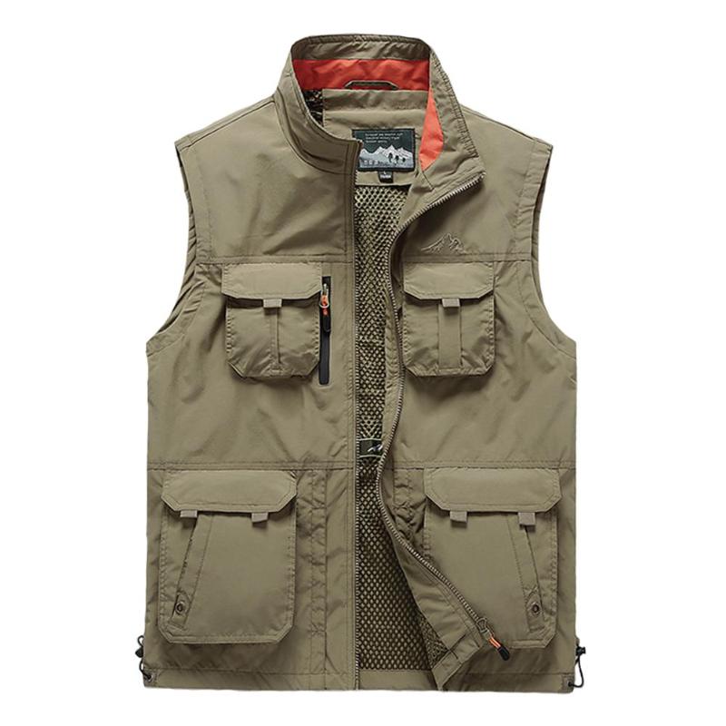 Men's Vests Outdoor Sports Multi-Pocket Mesh Vest Thin Breathable Type Fishing And Hunting Shooting Travel Quick-Drying, Black
Men's Vests Outdoor Sports Multi-Pocket Mesh Vest Thin Breathable Type Fishing And Hunting Shooting Travel Quick-Drying, Black