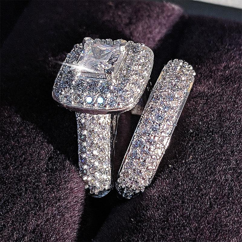 Topaz Simulated diamond cz 14KT White Gold Filled 3-in-1 Engagement Wedding Band Ring Set for Women
Topaz Simulated diamond cz 14KT White Gold Filled 3-in-1 Engagement Wedding Band Ring Set for Women