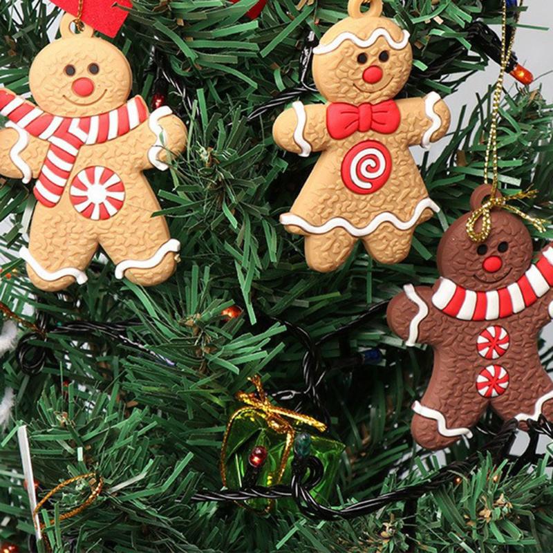 Christmas Decorations Tree Pendant Ornaments Soft PVC Three-dimensional Gingerbread Man Pendants
Christmas Decorations Tree Pendant Ornaments Soft PVC Three-dimensional Gingerbread Man Pendants