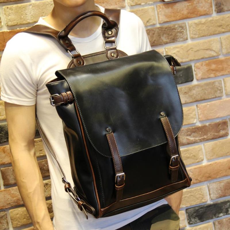 Backpack Genuine Leather Fashion Portable High Capacity Softback Waterproof Vintage Bolso Hombre Men's DB60BB, Style
Backpack Genuine Leather Fashion Portable High Capacity Softback Waterproof Vintage Bolso Hombre Men's DB60BB, Style