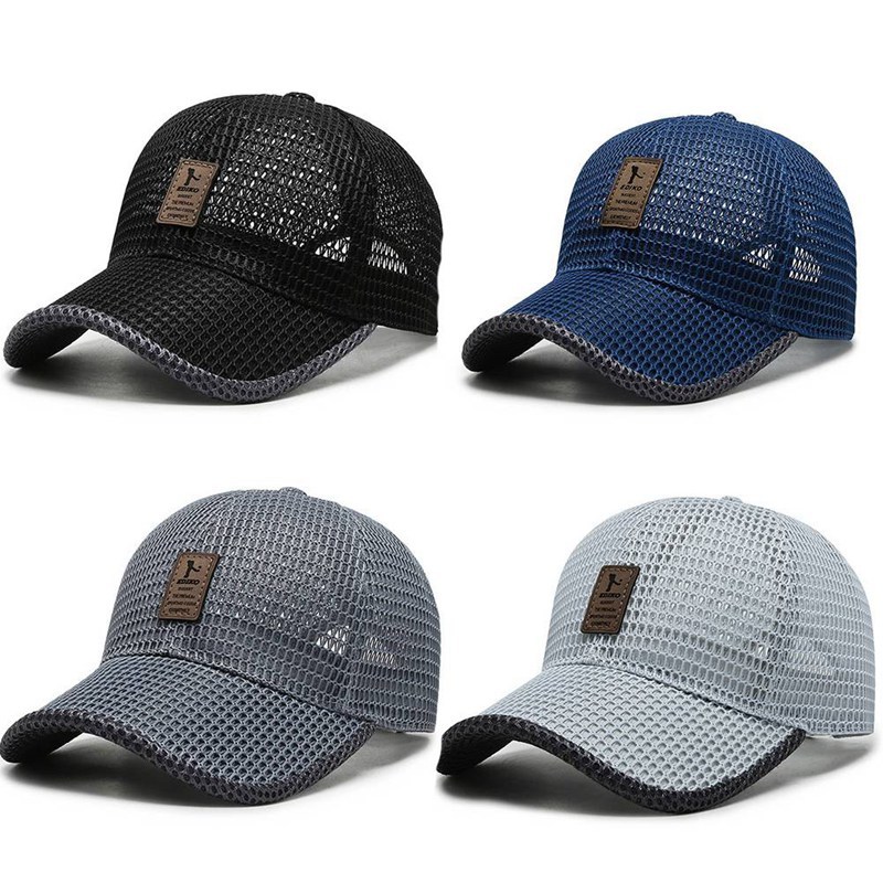 Summer Breathing Mesh Baseball Cap Driving Fish Fishing Tennis Golf Caps Women Uv Protection Fashion Panama Sport Hat, Blue;gray
Summer Breathing Mesh Baseball Cap Driving Fish Fishing Tennis Golf Caps Women Uv Protection Fashion Panama Sport Hat, Blue;gray