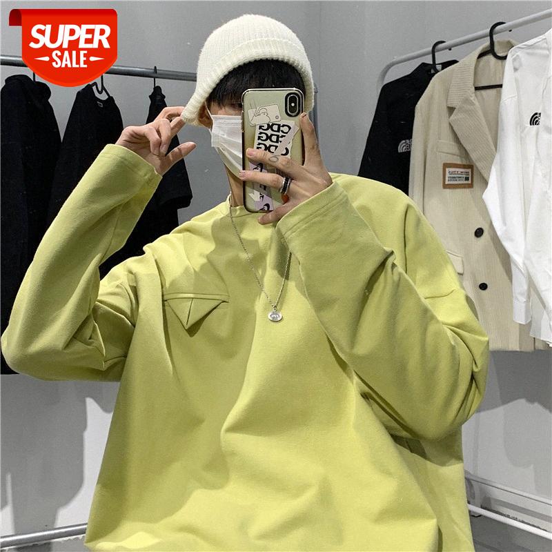 INTFEDAY Korean style Dongdaemun stream simple loose round neck sweater men and women bf quality clean long-sleeved T-shirt #uF5Z, Black
INTFEDAY Korean style Dongdaemun stream simple loose round neck sweater men and women bf quality clean long-sleeved T-shirt #uF5Z, Black