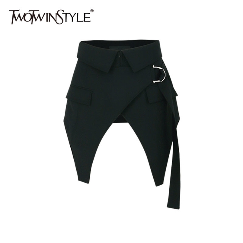 Black Irregular Hem Skirt For Women High Waist Side Split Mini Skirts Female Summer Fashion Clothing 210521
Black Irregular Hem Skirt For Women High Waist Side Split Mini Skirts Female Summer Fashion Clothing 210521
