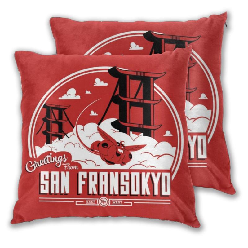 Throw Pillows Case Greetings From San Fransokyo Cushion Cover PillowCase Decorative/Nap Room Sofa Covers Cushion/Decorative Pillow
Throw Pillows Case Greetings From San Fransokyo Cushion Cover PillowCase Decorative/Nap Room Sofa Covers Cushion/Decorative Pillow