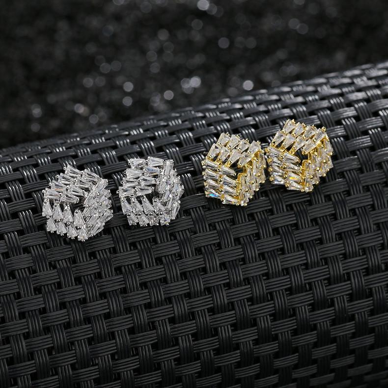 Stud Wholesale Sterling Silvers Needle Zircon Earrings Jewelry Women Fashion, Golden;silver
Stud Wholesale Sterling Silvers Needle Zircon Earrings Jewelry Women Fashion, Golden;silver
