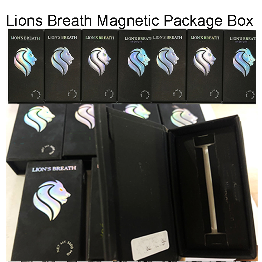 Lions Breath Vape Cartridges Magnetic Box Packaging Press Round Tips Vapes Carts Oil Atomizer 510 Thread E cigarettes Empty Pens Packagings
Lions Breath Vape Cartridges Magnetic Box Packaging Press Round Tips Vapes Carts Oil Atomizer 510 Thread E cigarettes Empty Pens Packagings