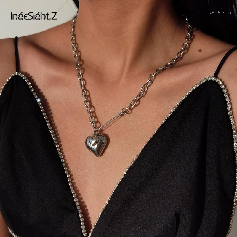 IngeSight.Z Korea Romantic Love Heart Pendant Necklace Punk Silver Color Paper Clip Choker For Women Neck Chain Jewelry Chains
IngeSight.Z Korea Romantic Love Heart Pendant Necklace Punk Silver Color Paper Clip Choker For Women Neck Chain Jewelry Chains