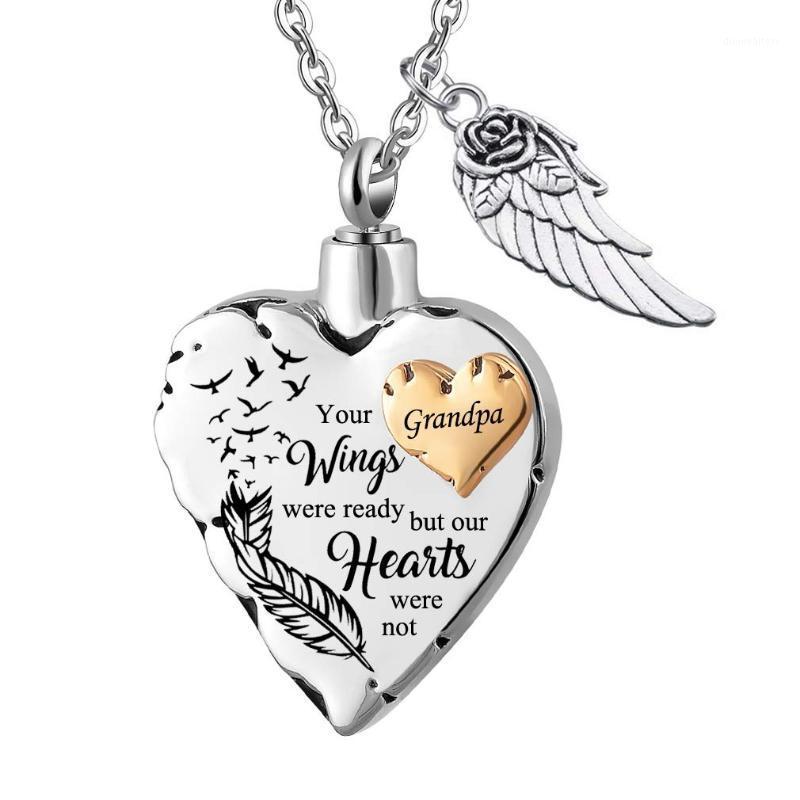 Cremation Ashes Urn Pendant Necklace Memorial Keepsake Jewelry Angel Wing Necklaces For Women Men Chains
Cremation Ashes Urn Pendant Necklace Memorial Keepsake Jewelry Angel Wing Necklaces For Women Men Chains