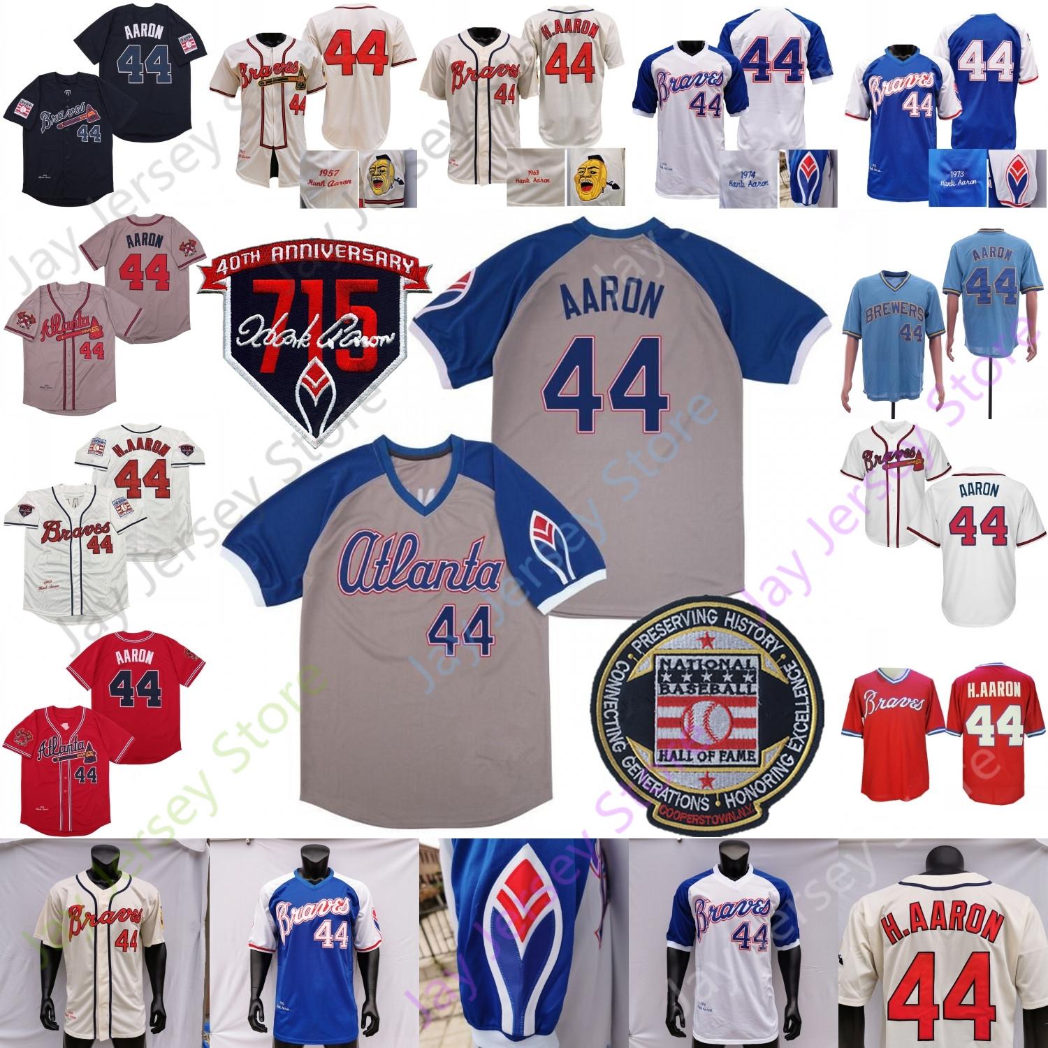 Hank Aaron Jersey 1957 1963 Cream Zipper 1973 1974 Hall Of Fame 715th 40th Patch Grey Blue Red Navy Pullover Size S-3XL, Blue;black
Hank Aaron Jersey 1957 1963 Cream Zipper 1973 1974 Hall Of Fame 715th 40th Patch Grey Blue Red Navy Pullover Size S-3XL, Blue;black