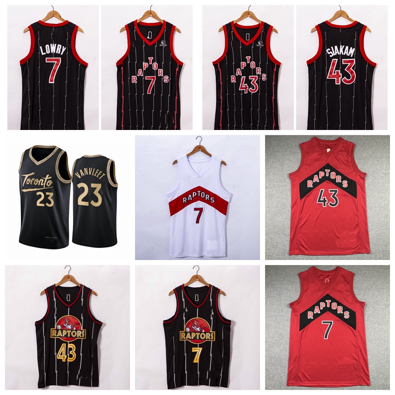 Toronto Raptors Throwback basketball jerseys Kyle 7 Lowry Pascal 43 Siakam 23 VanVleet Stitched City Edition Black 2021, Nk logo
Toronto Raptors Throwback basketball jerseys Kyle 7 Lowry Pascal 43 Siakam 23 VanVleet Stitched City Edition Black 2021, Nk logo