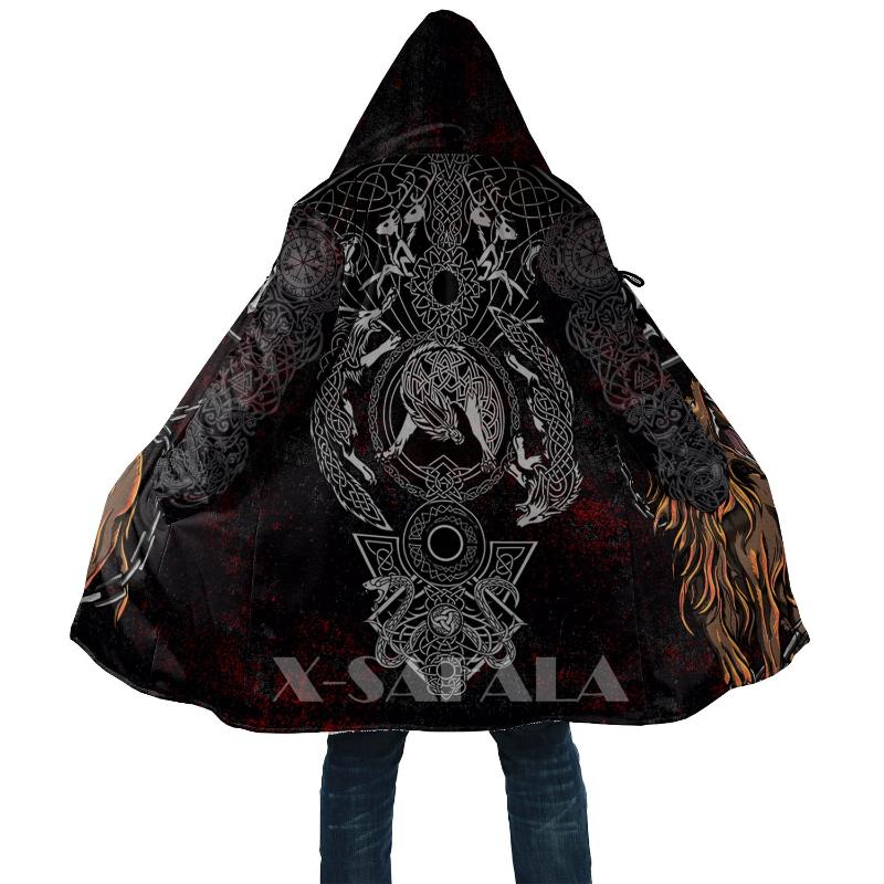 Men' Wool & Blends Viking Style Cloak Fenrir Art 3D Printed Duffle Pullovers Coat Overcoat Thick Warm Hooded Coat For MenTopcoat Windproof, D630
Men' Wool & Blends Viking Style Cloak Fenrir Art 3D Printed Duffle Pullovers Coat Overcoat Thick Warm Hooded Coat For MenTopcoat Windproof, D630