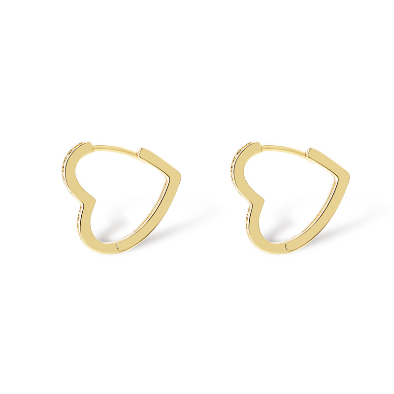 S925 Sterling Silver Love Stud Earrings Cuff Iced Out Cubic Zircon Studs for Women Girl
S925 Sterling Silver Love Stud Earrings Cuff Iced Out Cubic Zircon Studs for Women Girl