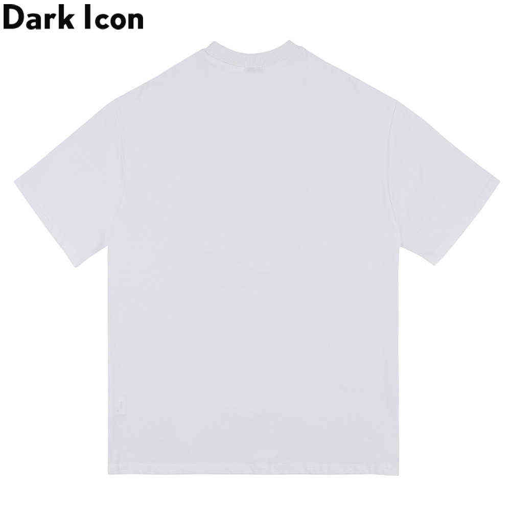 Bandana Printed Men's T-shirt Summer O-neck Hip Hop Tshirts Cotton Tee Shirts 210603