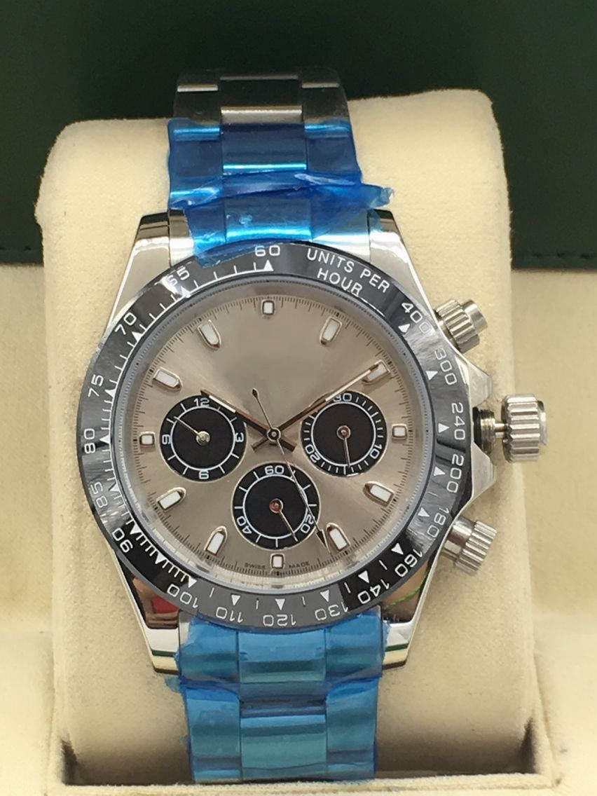 Men's automatic mechanical watch, 40MM stylish classic business style, waterproof stainless steel folding button, As is shown in
Men's automatic mechanical watch, 40MM stylish classic business style, waterproof stainless steel folding button, As is shown in