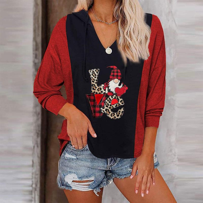 Women's Hoodies & Sweatshirts Christmas Women Long-sleeved Printed Sweater Ladies V-neck Casual Pullover Sweatshirt Streetwear, Black
Women's Hoodies & Sweatshirts Christmas Women Long-sleeved Printed Sweater Ladies V-neck Casual Pullover Sweatshirt Streetwear, Black