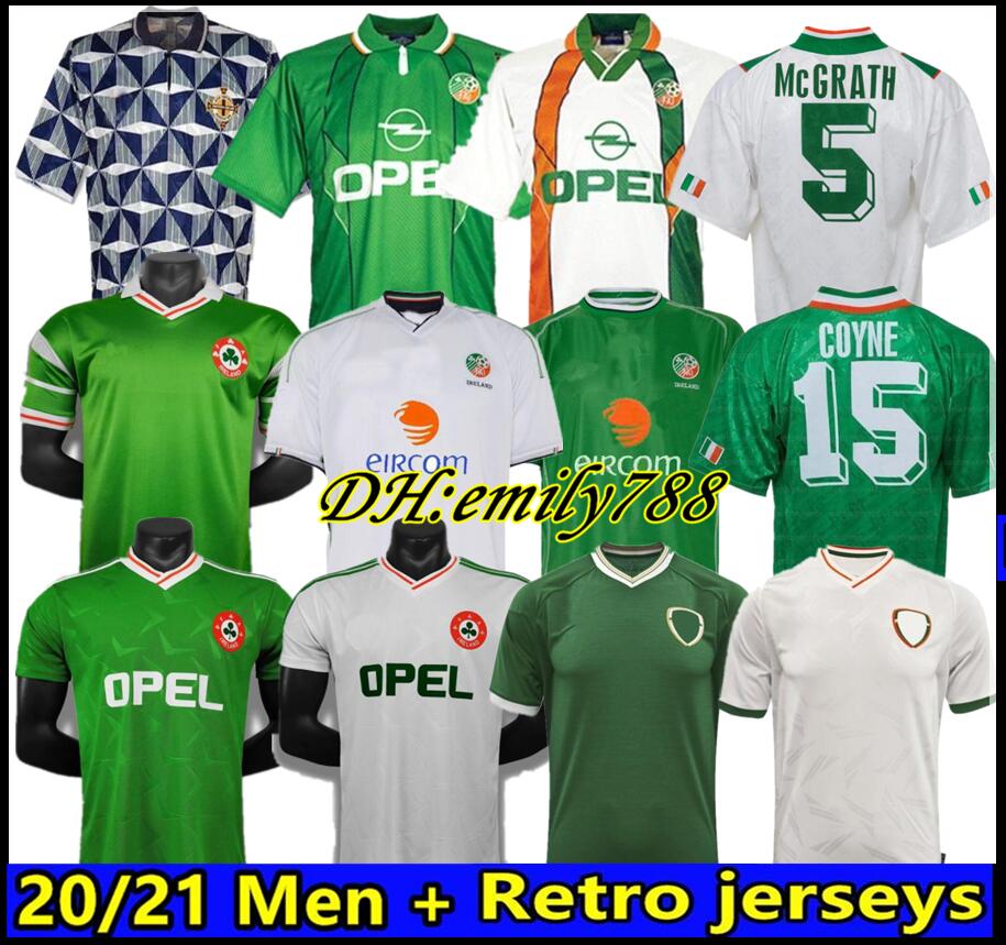 2020 2021 Ireland Jerseys Retro Ireland 1990 1992 1994 1988 Soccer Jerseys 90 93 94 classic vintage Irish STAUNTON HOUGHTON football shirts, Black;yellow
2020 2021 Ireland Jerseys Retro Ireland 1990 1992 1994 1988 Soccer Jerseys 90 93 94 classic vintage Irish STAUNTON HOUGHTON football shirts, Black;yellow