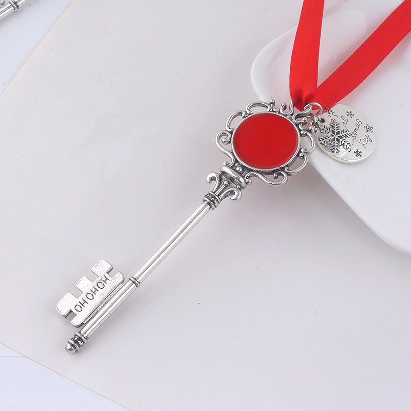 magic santa claus key ornaments Decorations christmas halloween gifts xmas wholesales keychain Men and Women New style Free shipping