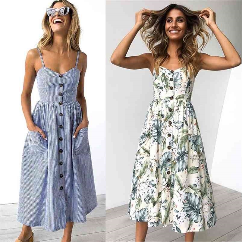 Fashion Sexy Women Sleeveless Backelss Summer Dress Black White Casual Vestidos Spaghetti Strap Dresses Button Midi Sundress 210701, 8022-dot red
Fashion Sexy Women Sleeveless Backelss Summer Dress Black White Casual Vestidos Spaghetti Strap Dresses Button Midi Sundress 210701, 8022-dot red