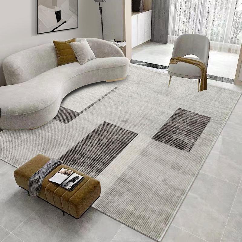Carpets Nordic Grey Modern Living Room Carpet Soft Simple Bedroom Rug Light Luxury Full Coffee Table Floor Mat Home Thick Bedside
Carpets Nordic Grey Modern Living Room Carpet Soft Simple Bedroom Rug Light Luxury Full Coffee Table Floor Mat Home Thick Bedside