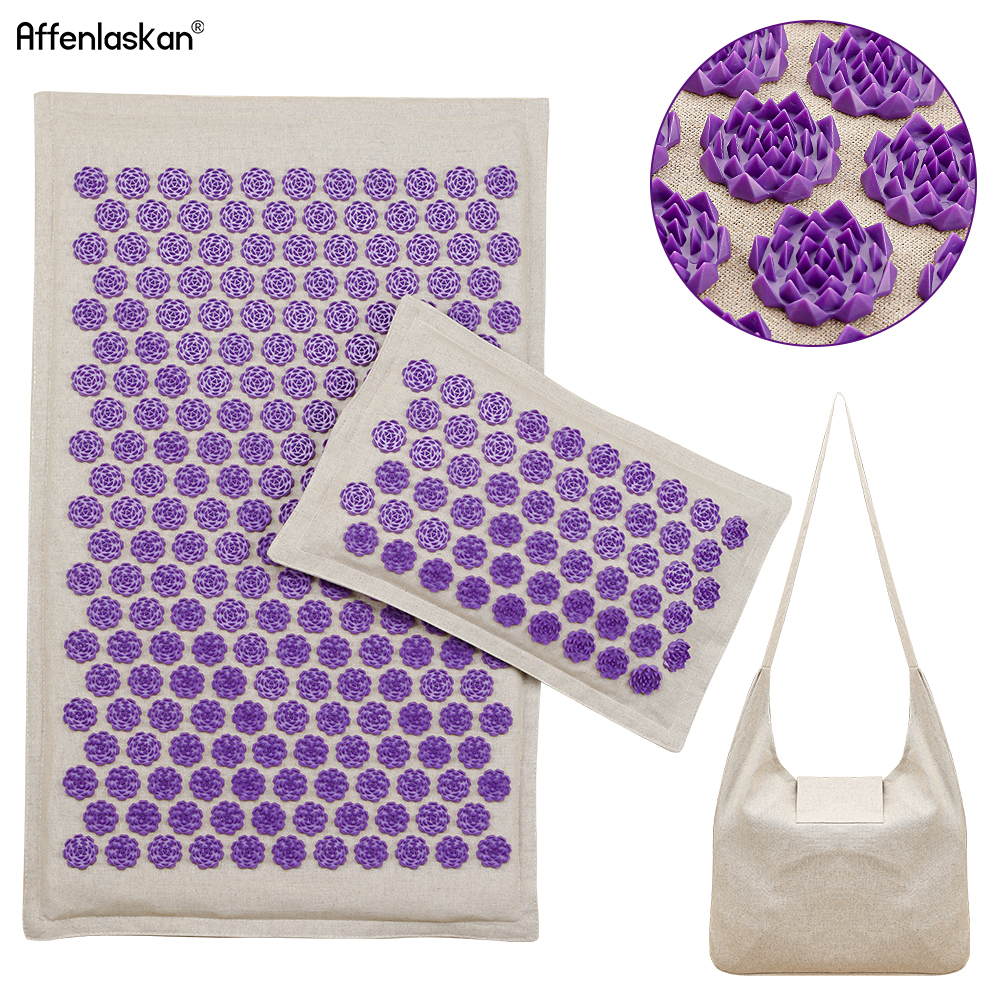 Nature Linen Coconut palm Massage Acupressure Yoga mat sport pillow mat with bag Lotus Spike Acupressure Mat Cushion
Nature Linen Coconut palm Massage Acupressure Yoga mat sport pillow mat with bag Lotus Spike Acupressure Mat Cushion
