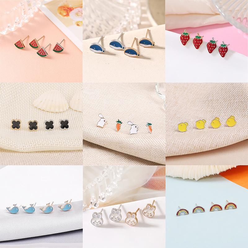 Stud Elegant Fashion Simple Personality Small Fragrance Style S925 Needle Female Four-leaf Clover Earrings For Women, Golden;silver
Stud Elegant Fashion Simple Personality Small Fragrance Style S925 Needle Female Four-leaf Clover Earrings For Women, Golden;silver