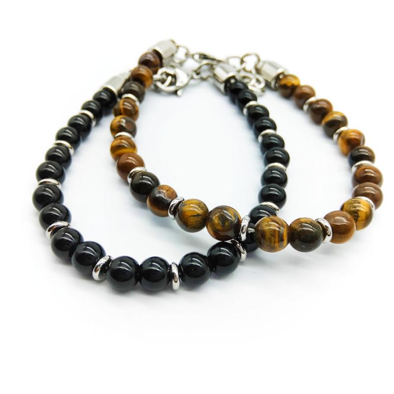 Link, Chain Beaded European And American Retro Yellow Tiger Eye Crystal Stone Obsidian Titanium Steel Bracelet
Link, Chain Beaded European And American Retro Yellow Tiger Eye Crystal Stone Obsidian Titanium Steel Bracelet