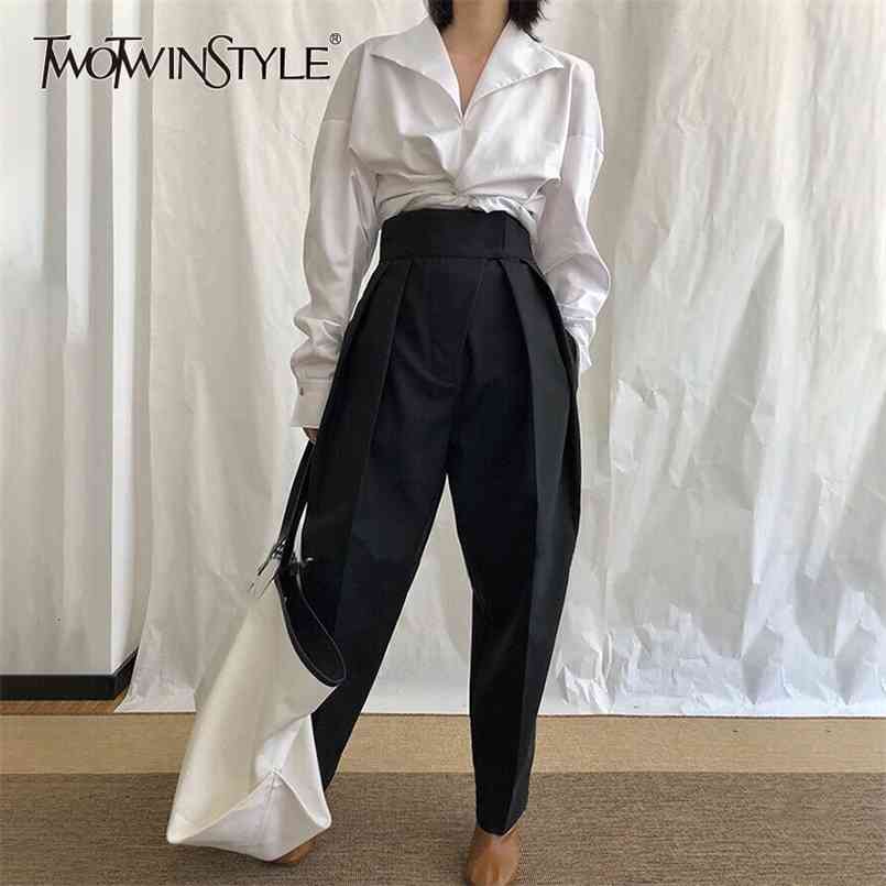 Ruched Women's Trousers Elastic High Waist Pocket Loose Harem Long Pants Female Autumn Streetwear Fashion 210521, Coffee
Ruched Women's Trousers Elastic High Waist Pocket Loose Harem Long Pants Female Autumn Streetwear Fashion 210521, Coffee