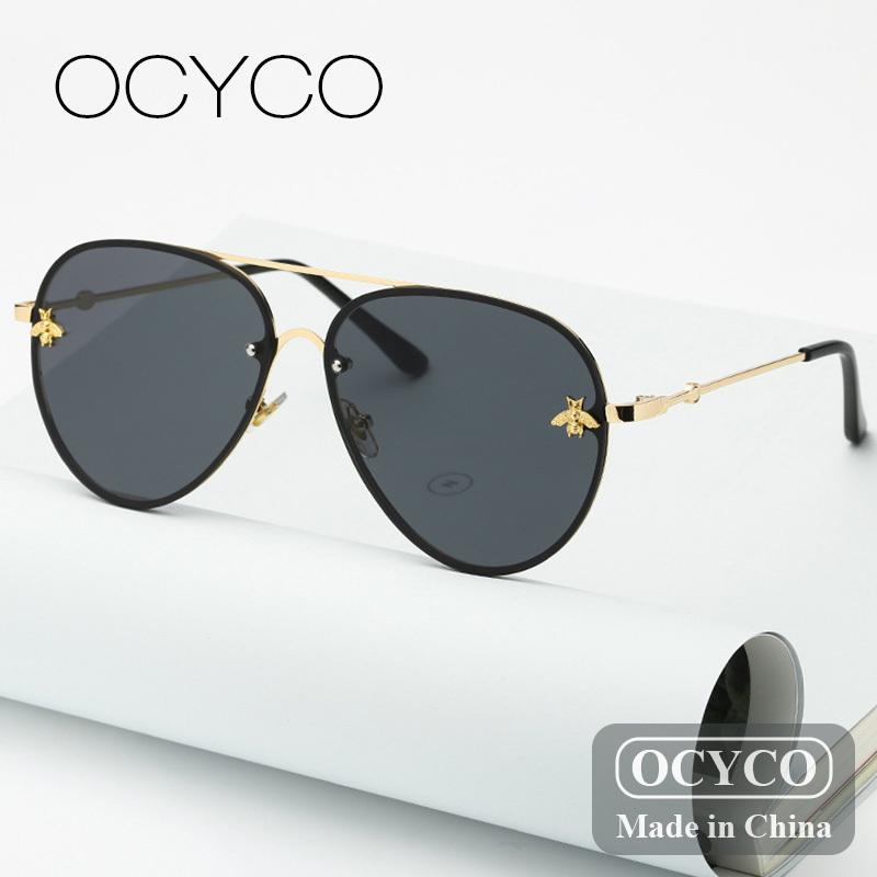Sunglasses 2021 Luxury Punk Brand Bee Women Pilot Metal Sun Glasses Men Shades Oculos Feminino Lentes Gafas De Sol UV400
Sunglasses 2021 Luxury Punk Brand Bee Women Pilot Metal Sun Glasses Men Shades Oculos Feminino Lentes Gafas De Sol UV400