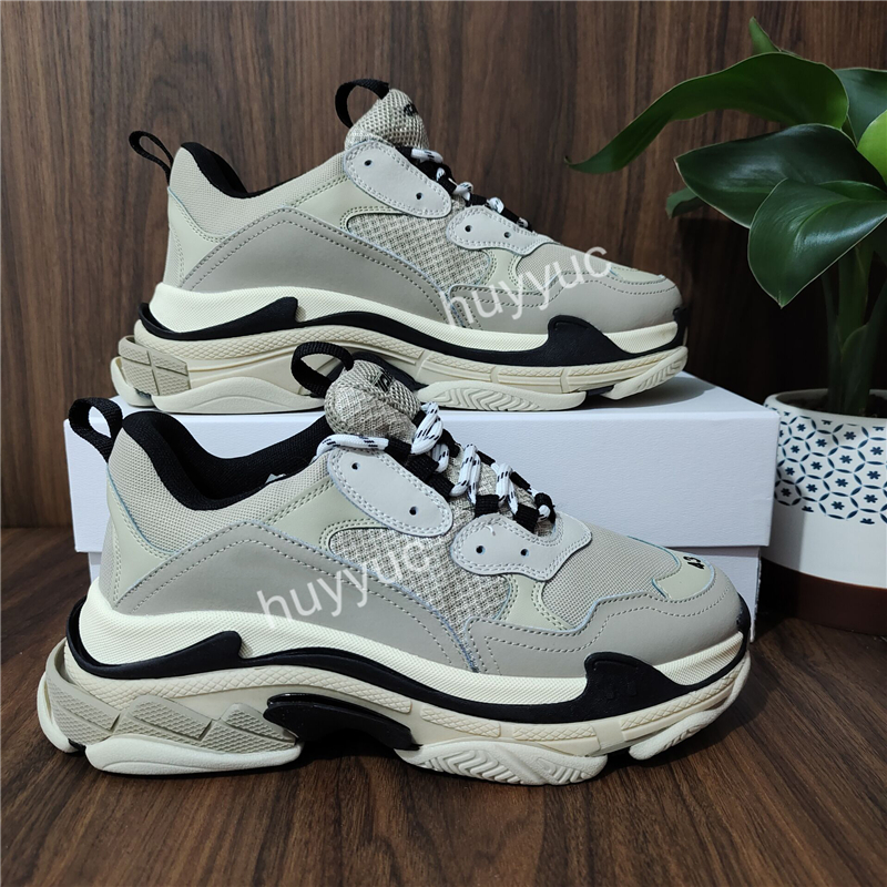 Top Quality Casual Shoes New Paris Fashion 17FW Triple S Sneakers Boots Men Women Black Green White Vintage Old Dad Grandpa Size 36-45, Customize
Top Quality Casual Shoes New Paris Fashion 17FW Triple S Sneakers Boots Men Women Black Green White Vintage Old Dad Grandpa Size 36-45, Customize