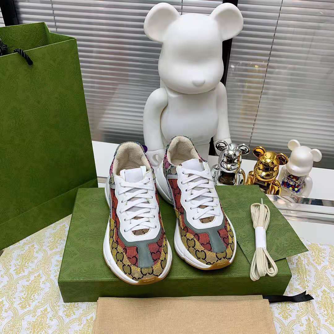 Wholesale top - Rhyton heighten casual shoes heavy sports Milan runway fashion women's shoe flat strawberry rat pattern big mouth
Wholesale top - Rhyton heighten casual shoes heavy sports Milan runway fashion women's shoe flat strawberry rat pattern big mouth