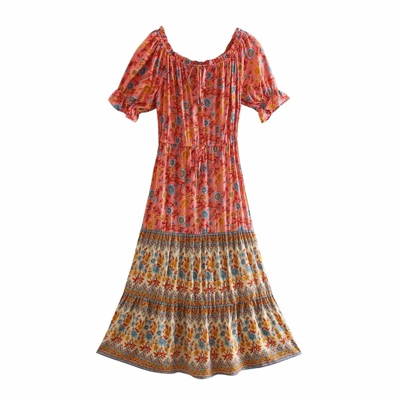 One-shoulder rayon positioning printing dress Chiffon Holiday Style A-line Women Dress Spring Summer O-neck Female Short 210524, Red
One-shoulder rayon positioning printing dress Chiffon Holiday Style A-line Women Dress Spring Summer O-neck Female Short 210524, Red