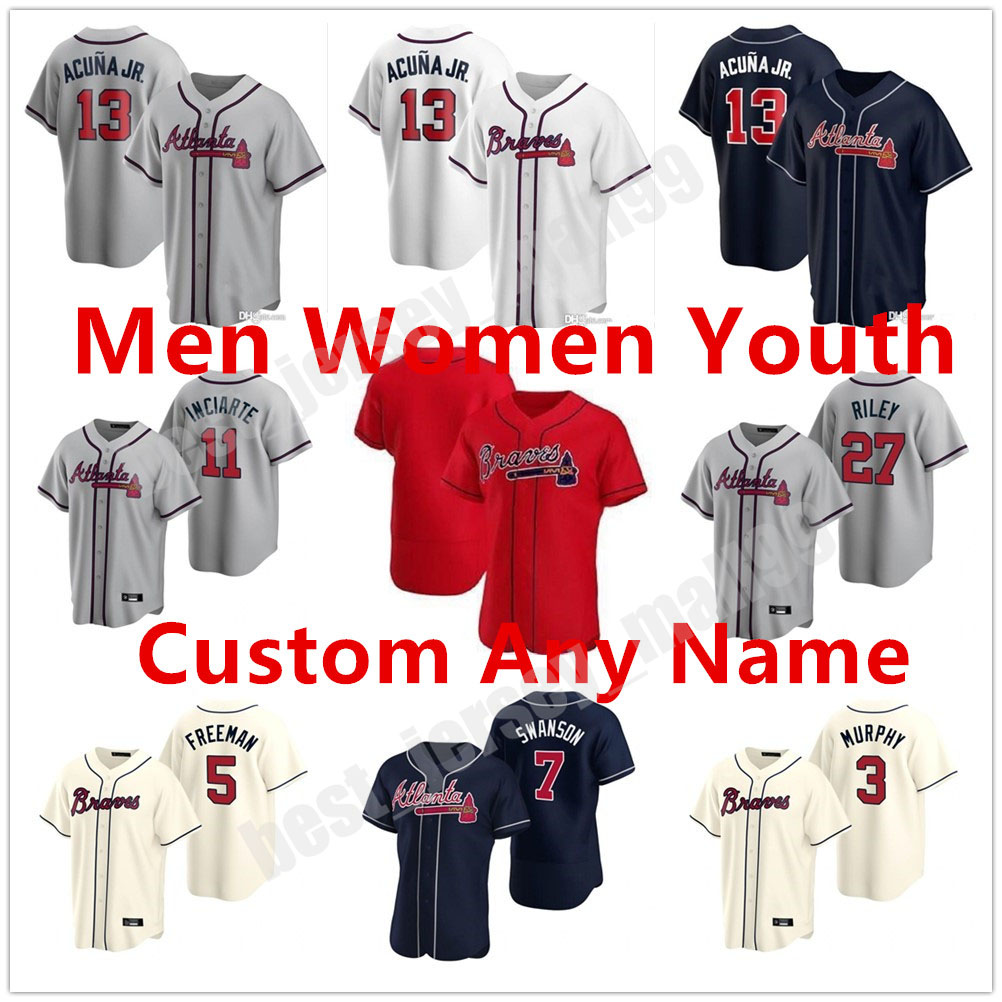 Atlanta 2021 Brave 20 Marcell Ozuna Jersey 5 Freddie Freeman 7 Dansby Swanson 13 Ronald Acuna Jr. 1 Ozzie Albies Mike Soroka Baseball Jerseys, Blue;black
Atlanta 2021 Brave 20 Marcell Ozuna Jersey 5 Freddie Freeman 7 Dansby Swanson 13 Ronald Acuna Jr. 1 Ozzie Albies Mike Soroka Baseball Jerseys, Blue;black