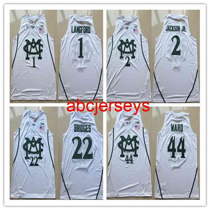 #1 Josh Langfor #2 Jaren Jackson Jr #22 Miles Bridges #44 Nick Ward Michigan Throwback Stitched basketball Jersey
#1 Josh Langfor #2 Jaren Jackson Jr #22 Miles Bridges #44 Nick Ward Michigan Throwback Stitched basketball Jersey