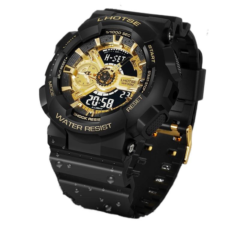 Wristwatches Men's Student Watch Fashion Multifunctional Electronic Sports Young Female Trendy Waterproof Digital Gifts, 3001-03 black red
Wristwatches Men's Student Watch Fashion Multifunctional Electronic Sports Young Female Trendy Waterproof Digital Gifts, 3001-03 black red