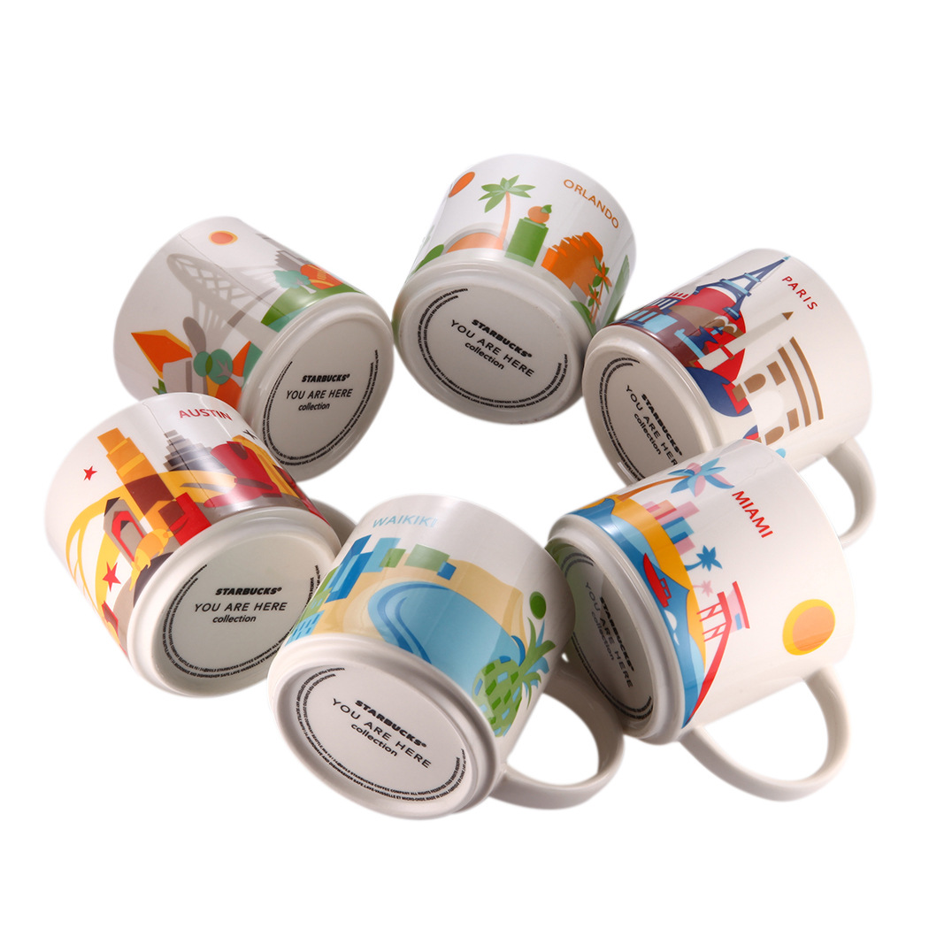 14oz Capacity Ceramic Starbucks City Mug American Cities Coffee Mugs Cup with Original Box New York Citys L1, Customize
14oz Capacity Ceramic Starbucks City Mug American Cities Coffee Mugs Cup with Original Box New York Citys L1, Customize