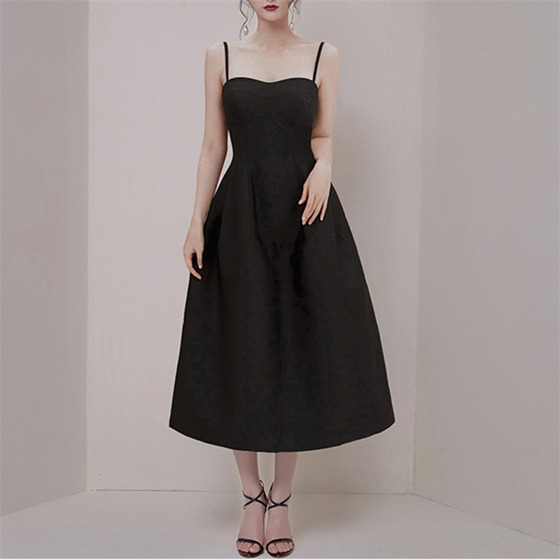 Fashion Women Summer Dress Sling High Waist Sexy Spaghetti Strap Female Elegant Black Dresses Vestidos 210520, Photo color
Fashion Women Summer Dress Sling High Waist Sexy Spaghetti Strap Female Elegant Black Dresses Vestidos 210520, Photo color